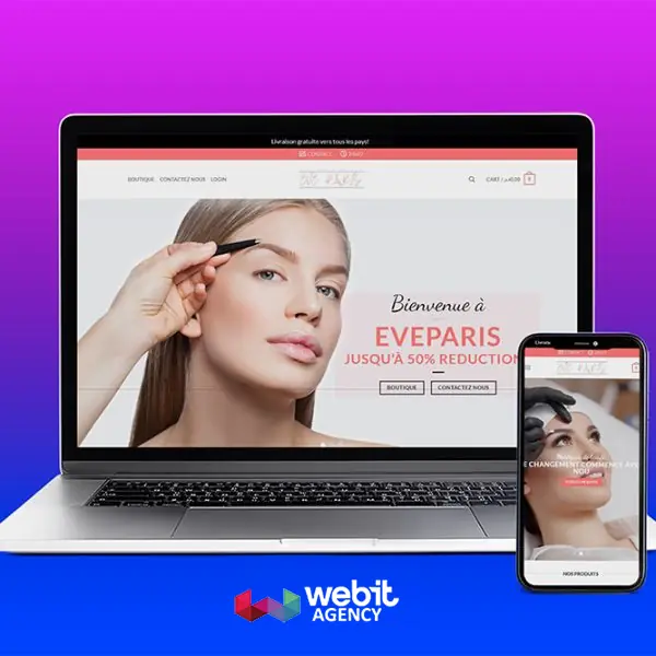 Eveparis Beauty & Permanent Makeup Website